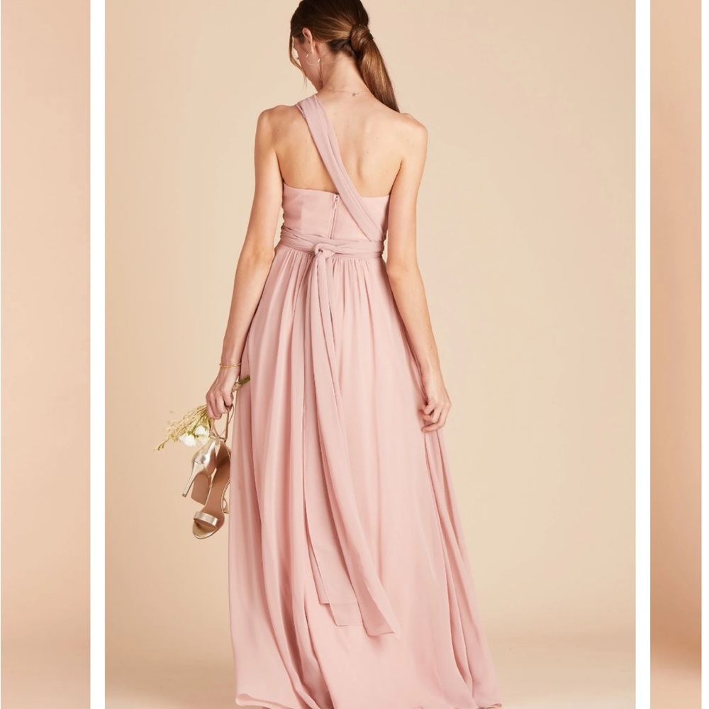 Blush Pink Bridesmaid Dress - Picture 2 of 4